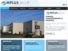 Tablet Screenshot of m-plusgroup.com